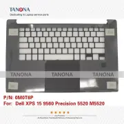 New For Dell XPS 15 9560 Precision 5520 P56F Palmrest Upper Cover Case 0M0T6P