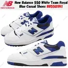 New Balance 550 White Team Royal Blue Casual Shoes BB550SN1 Men's Size