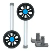 TREADZ/Sport Edition: Universal Walker Wheel Kit with Universal FlexFit Ski