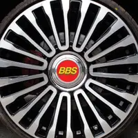 在飛比找Coupang 酷澎優惠-BBS Wheelcap Emblem 56mm 紅色