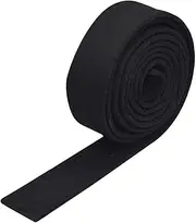 FSSTUD Taekwondo Ranking Belt, 1.6m x 4cm Classic Judo Belt, Plain Martial Arts Belt, Karate, Uniform Belt, Jiujitsu Costume Belt, Black
