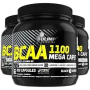 BCAA 1100 – 300 MEGA CAPS – Amino Acids + Vitamin B6 + Leucine – Muscle Growth