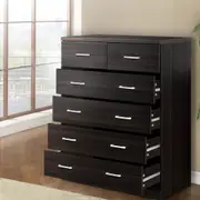 6-Drawer Tallboy Walnut