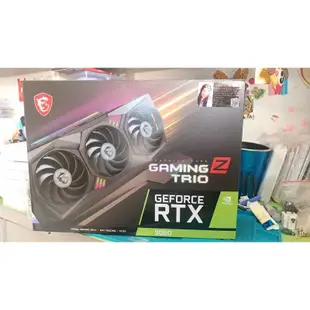 MIS微星 GEFORCE  RTX3060 GAMING X TRIO 12G （全新未拆封未使用，未註冊）