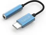 Cubilux USB C to 3.5mm Headphone Adapter [96KHz/24-bit DAC],Type C to 3.5mm Audio Dongle Compatible with Galaxy S25/S24/S23/S22/S21, Pixel 9/8/7/6 Pro 8a/7a