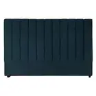 La Joie Oslo King Upholstered Bed Head Headboard Linen Black