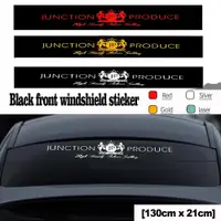 在飛比找蝦皮購物優惠-Junction 生產貼紙汽車擋風玻璃激光反射遮陽貼花 JP