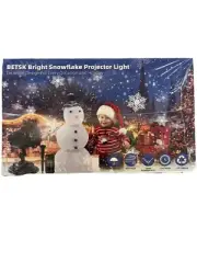 Christmas Snowflake Projector Lights Party Holiday Decor Light w/ Remote Control