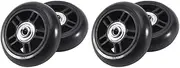 [KUNLONGSKY] 2 Pair Universal Swivel Luggage Suitcase Wheel Replacement Caster Luggage Wheel Replacement Luggage Accessories