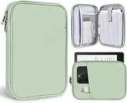 6-7 Inch Tablet Sleeve for 7" Amazon Fire 7, 6.8" Amazon Kindle Paperwhite/Paperwhite Signature Edition/Paperwhite Kids, 6" Amazon Kindle 11th 2022, 6" Kobo Clara 2E eReader Carrying Bag Case(Green)