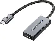 Cable Matters 48Gbps USB C to HDMI 2.1 Adapter, Support 8K 60Hz /4K 240Hz HDR, Thunderbolt 4 to HDMI 2.1, HDMI 2.1 to USB C Adapter, Compatible with iPhone 16/15 - Maximum Resolution on Mac is 4K@60Hz
