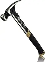 Spec Ops Tools Framing Hammer, 22 oz, Rip Claw, Milled Face, Shock-Absorbing Grip, 3% Donated to Veterans Black/Tan