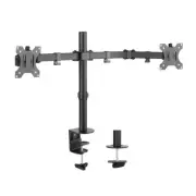 Activiva 13" to 32" Dual Monitor Screen Tilt/Rotate Steel Desk Bracket/Mount Arm