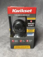KWIKSET 99800-122 KW1 Deadbolt Keyed One Side Venetian Bronze SmartKey