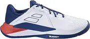 [Babolat] Propulse Fury 3 All Court Men's Tennis Shoes, Size 9, White/Estate Blue