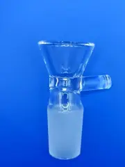 Glass Bowl / Cone Piece With Slide Male 18mm