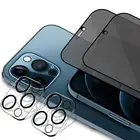 Privacy Anti-Spy Tempered Glass Screen Protector For iPhone 13 12 Pro Max Mini