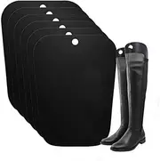 [KOMUNJ] Pack of 6 Boot Stretchers Women's PP Plastic Boot Shaper Leaf Boot Shape Inserts Black Holds Boots Upright for Men and Women Boots, black, Einheitsgröße