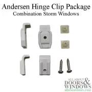 Andersen Clip Package Narroline Woodwright Tilt Wash Combination Storm Windows