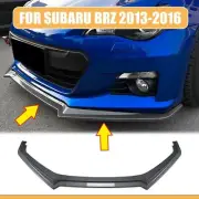 For Subaru BRZ 2013-2016 Carbon Look ABS Front Bumper Spoiler Splitter Lip trim (for: Subaru)