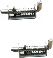 Ipetboom 2 Pcs Spring Bolt Thickened Latch Petcage Safety Door Lock Easy Install Maintain