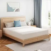 [SynthoSpace] Queen Mattress 10 Inch Green Tea Memory Foam Mattress for Cool Sleep & Pressure Relief, CertiPUR-US Certified Medium Mattresses in a Box, 60"×80"×10"