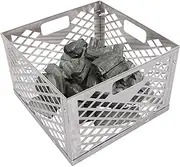 Charcoal Basket - Smoker Firebox Basket With Handle | Convenient Charcoal Box | Effective Fire Box Basket | Long Lasting Hard Grill Charcoal Holder For Outdoor Cooking.