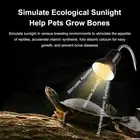 Reptile Heat Lamp Rotating Reptile Light Bracket With Clamp 25W
