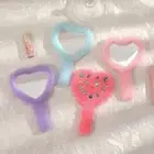 Portable Love Hand Mirror Compact Cosmetic Mirror Mini Handheld Mirror Girl