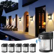 Porch Lights, 6 Pack Wall Solar Lights Outdoor, Solar Motion Lights with 3 Mo...