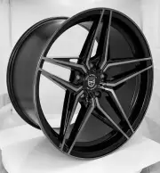 HP5 20 inch Black Rims fits BMW 2 SERIES BASE MODEL 2014