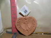 COTTON PRESS COOKIE (OR WHATEVER) MOLD - NEW WITH TAG! LACE HEART