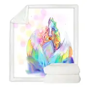 Rainbows Starlight Pegasus and Princess Throw Blanket