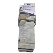 Smartwool HIKE Light Cushion Crew Socks Tan Beige Merino Size L Unisex