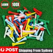 100PCS Wood Wooden Golf Tees 54mm Golf Ball Tees Supplies Accessories Golf Tees