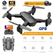 4DRC F6 GPS Foldable Drone With 4K 1080P Dual HD Camera Wifi FPV RC Quadcopter