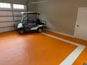 ORANGE - 50 garage floor tiles Diamond Plate Clearance Basement Deck