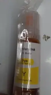 Premium Yellow Ink Refill Bottle For Desktop Inkjet Printer