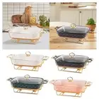 Casserole Dish Chafer Serving Tray Chafing Dish for Picnic Holidays Birthday