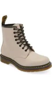 Dr. Martens 1460 Smooth Leather Lace Up Combat Boot Vintage Taupe Size 11 Men's