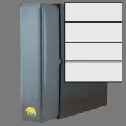 Ursae Minoris Large Format Binder & Slipcase for 400 Modern Bank Notes Dk Gray