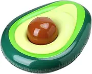 Zankie Inflatable Pool Lounger - Avocado-Shaped Adults Pool Lounge,65x51in Large Floatie Toys, Thick Floating Raft for Sunbathing, Pool Beach Outdoor Use