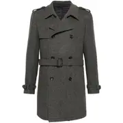 [Reveres 1949] Reveres 1949 Herringbone Coat 56 IT GREY