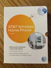 AT&T Wireless Home Phone System WF720 Prepaid Plan No Contract- Sealed