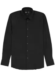 Boss Stretch-jersey Shirt - Black - 43 (C17 / XL) 43 (C17 / XL)