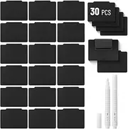 Mr. Pen- Basket Labels Clip On Set, 32 pcs, 30 Removable Bin Labels Clip On with 2 Chalk Markers