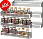 Wall Mounted Spice Rack 3 Tier Kitchen Organizer Shelf for Cabinet Pantry