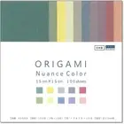 Paper Entrance Folded Paper Origami Dull Color Double-Sided 15cm Square 10color