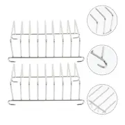 2 PCS Pot Toast Rack for Ninja Dual Air Fryer Cooking Steamers
