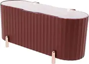 Anneome Sanitary Napkin Storage Container Menstrual Pad Organizer Small Box for Pads Toiletry Organizer Beauty Towel Box